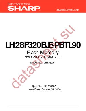 LH28F320BJE-PBTL90 datasheet  
